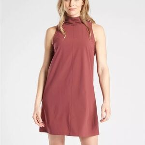 Athleta initiative mock neck dress
